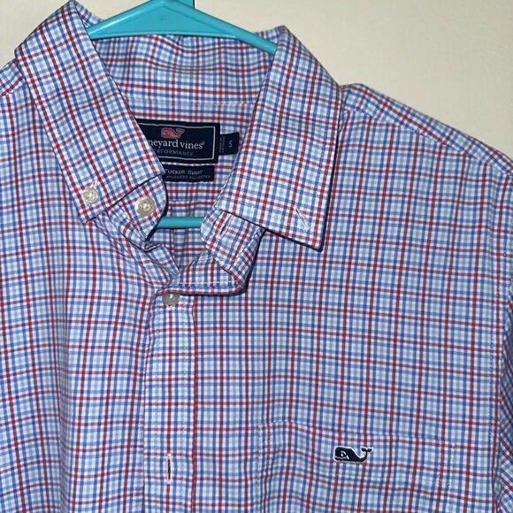 Vineyard Vines Performance Button Down Tucker Shirt SIZE S - Picture 3 of 3